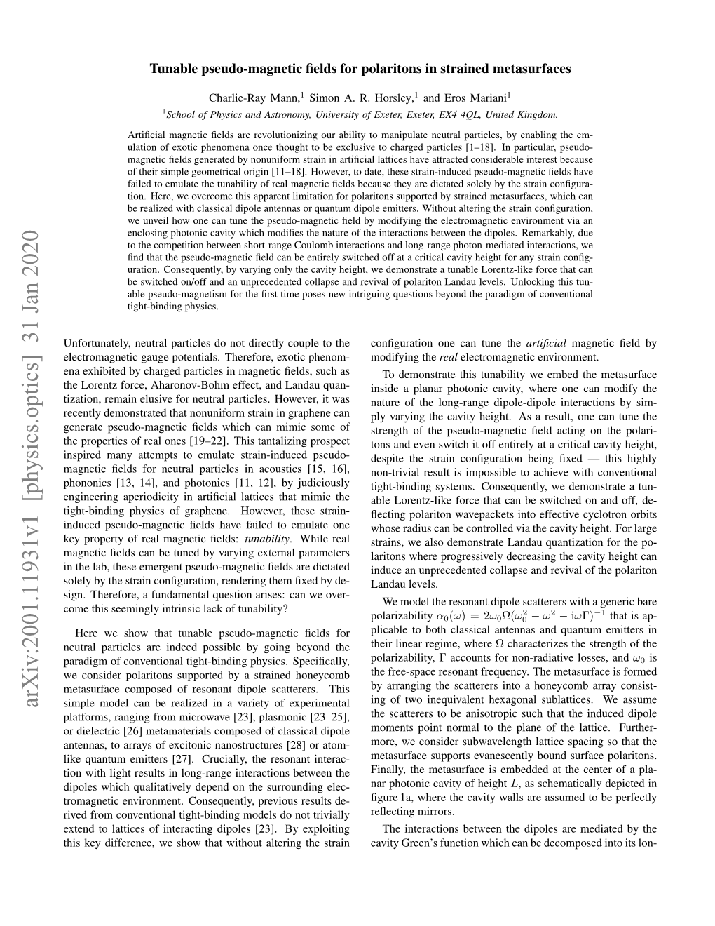 Tunable Pseudo-Magnetic Fields for Polaritons in Strained Metasurfaces