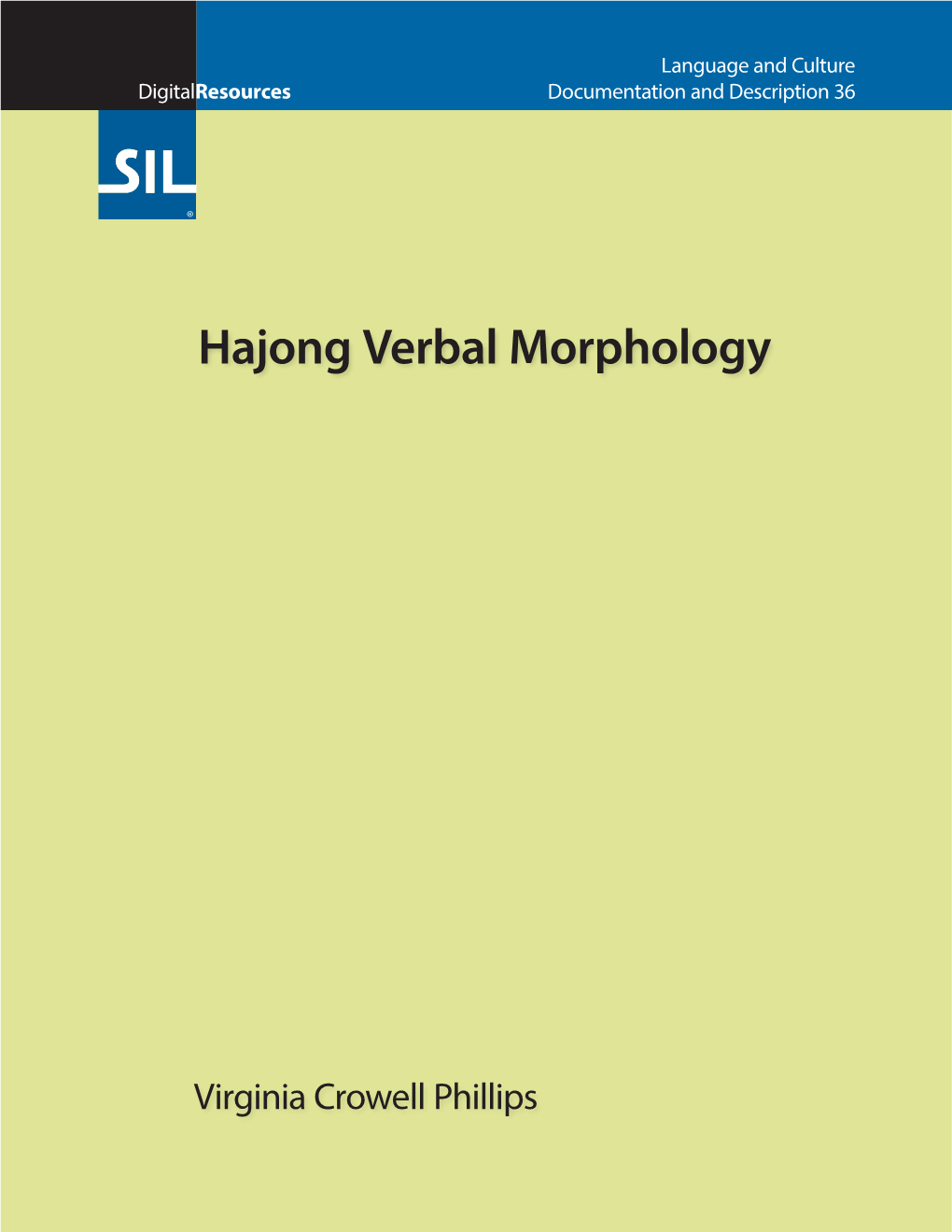 Template for SIL Electronic Publications