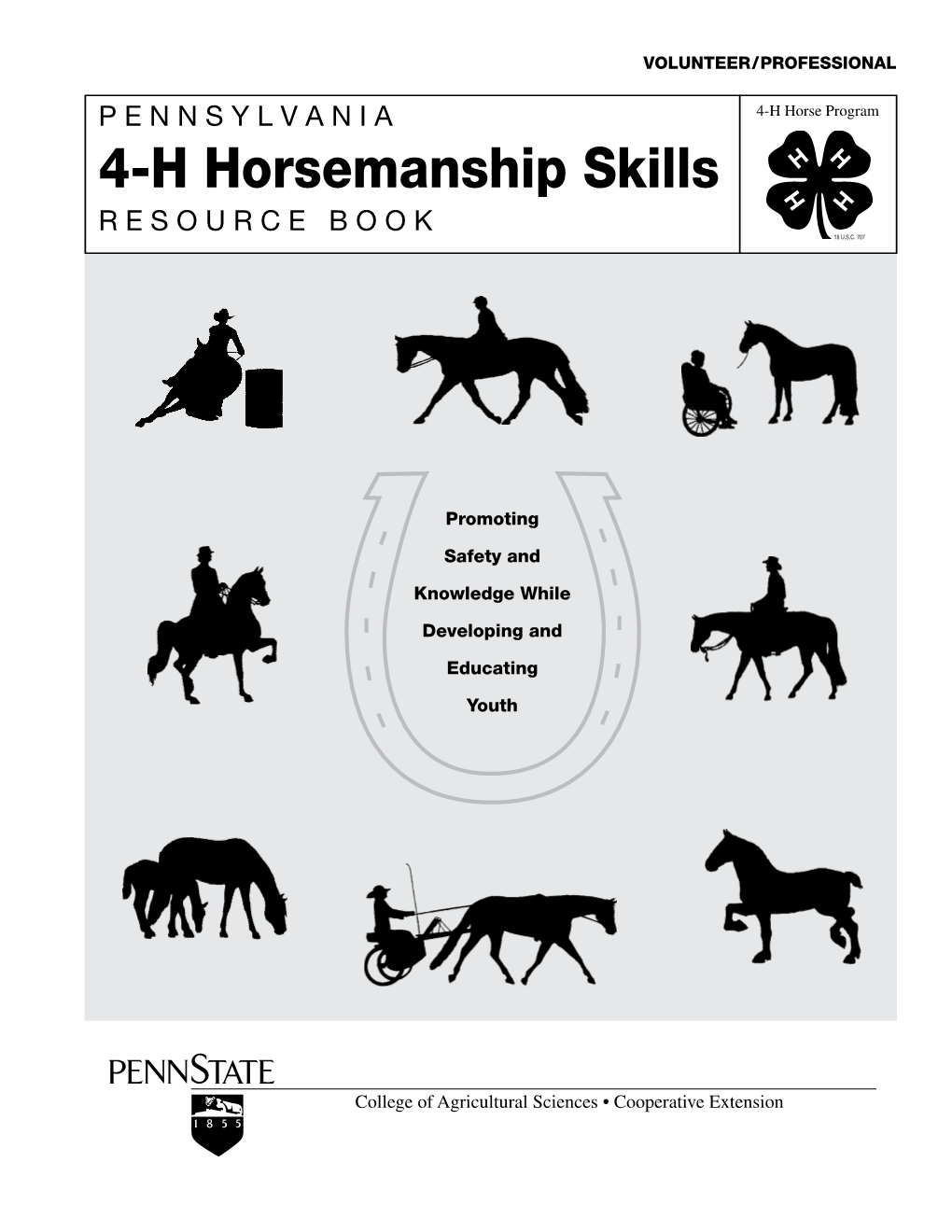 4-H Horsemanship Skills R E S O U R C E B O O K 18 U.S.C