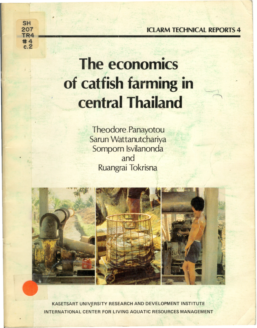 The Economics of Catfish Farming in Central Thailand ~Heemicsof Catfish Farming in Central Thailand
