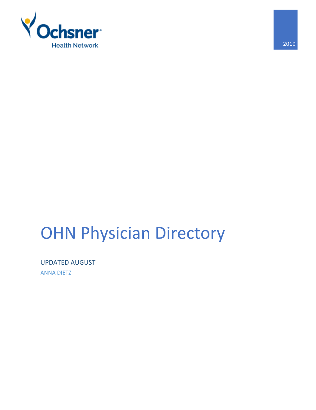 OHN Physician Directory