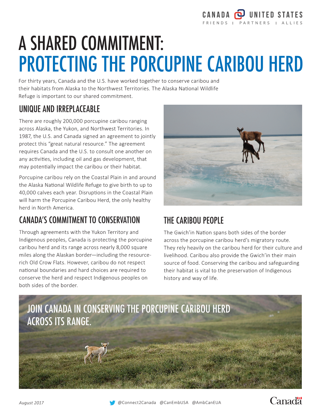 PROTECTING the PORCUPINE CARIBOU HERD for Thirty Years, Canada and the U.S