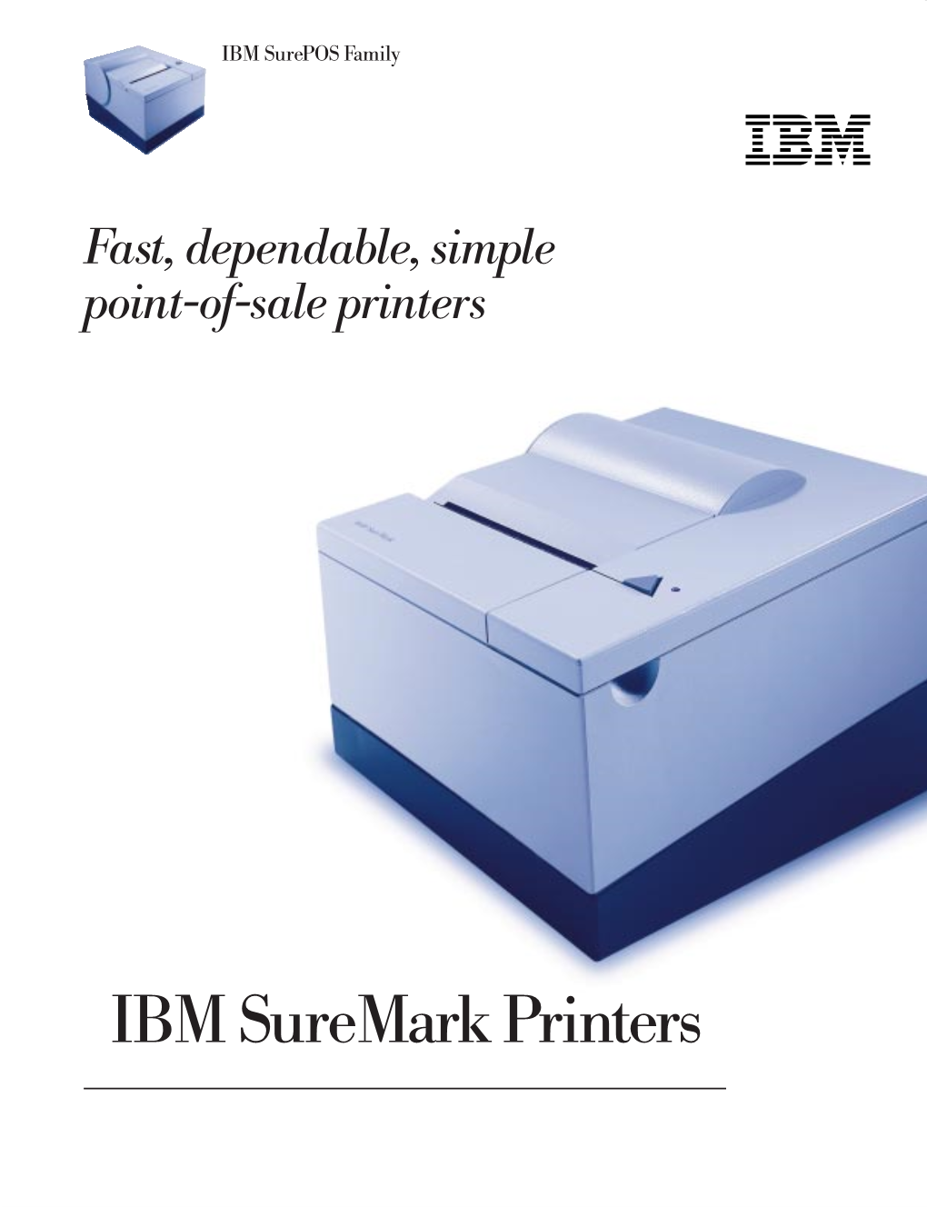 IBM Suremark Printers