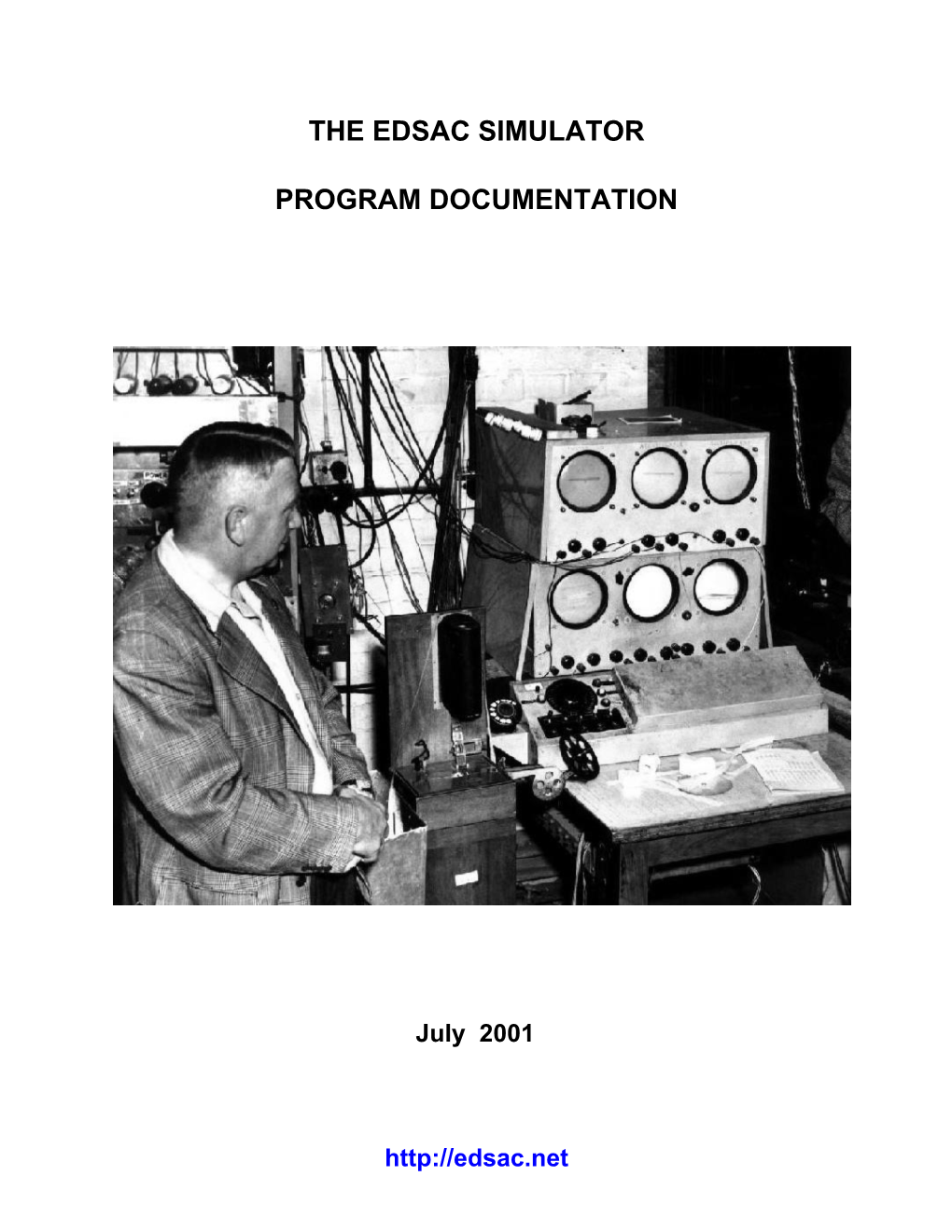 Edsac Documentation