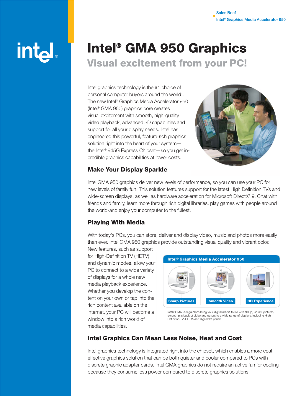 Intel GMA 950 Sales Brief.Qxd
