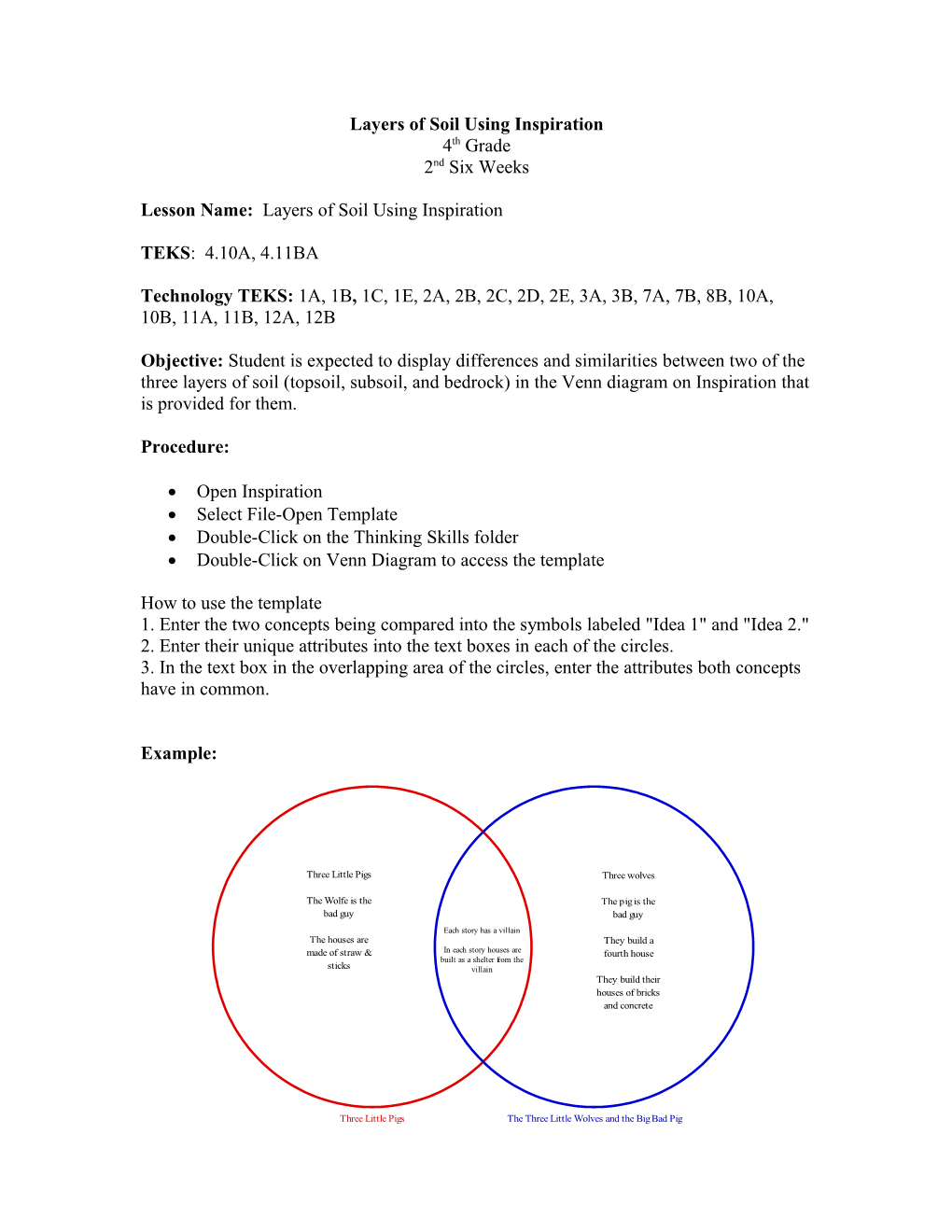 Language Arts/Social Studies Integrated Technology Lesson