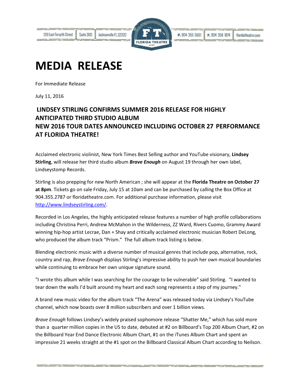 Media Release