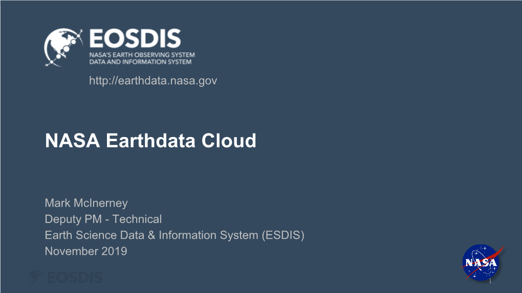 NASA Earthdata Cloud