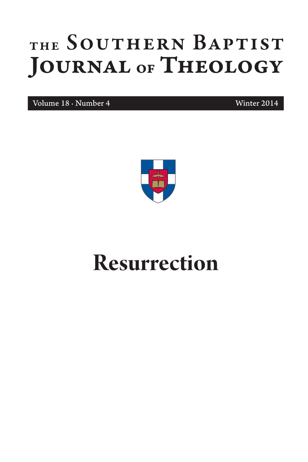 Resurrection Volume 18 · Number 4 18 · Number Volume