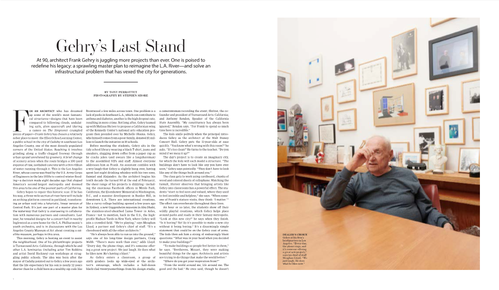 Gehry's Last Stand