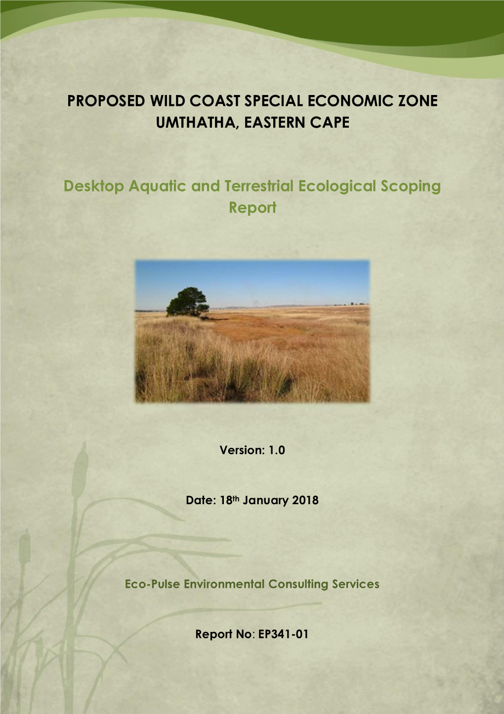 Desktop Aquatic and Terrestrial Ecological Scoping Report