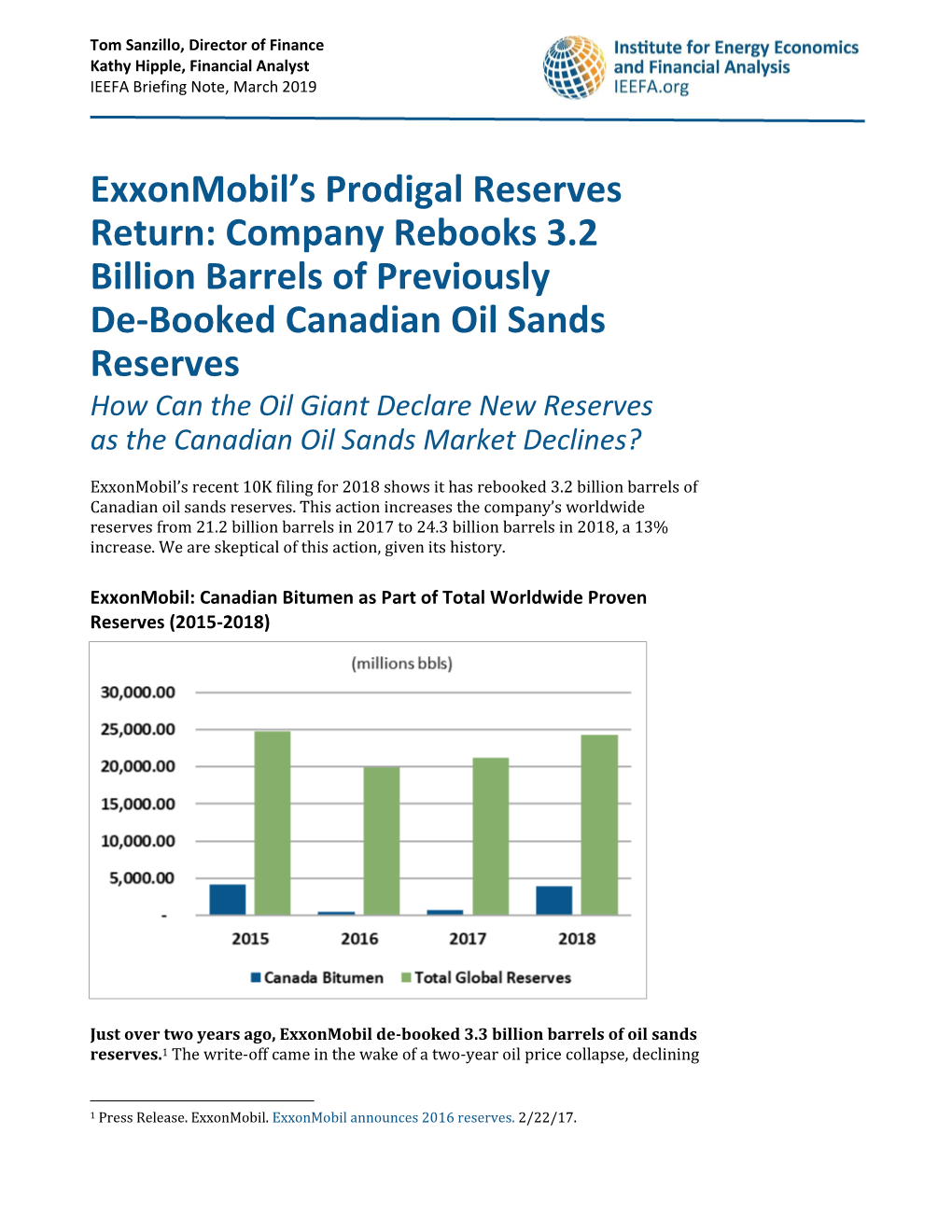 Exxonmobil's Prodigal Reserves Return: Company Rebooks 3.2