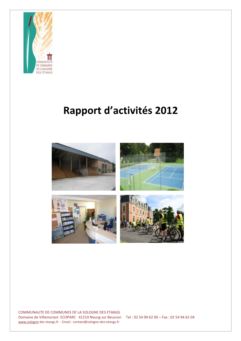 Rapport D'activités 2012