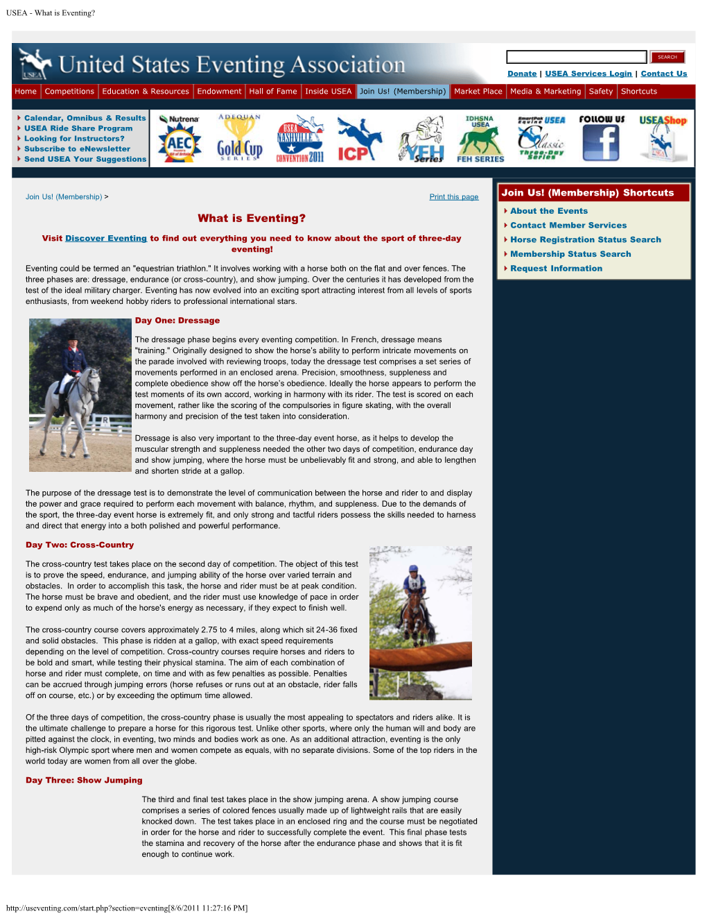 USEA - What Is Eventing?