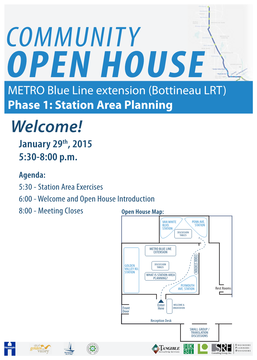 Station Area Planning Welcome! January 29Th, 2015 5:30-8:00 P.M