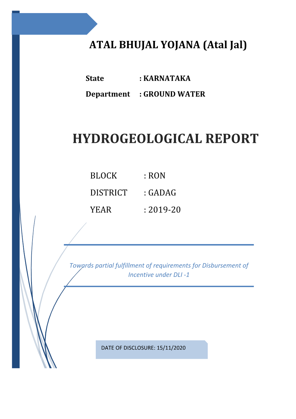 Hydrogeological Report