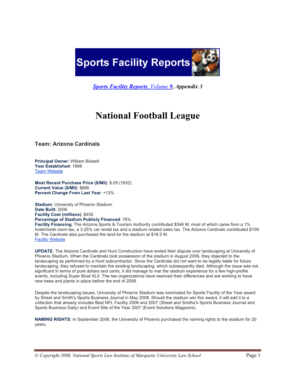 National Football League