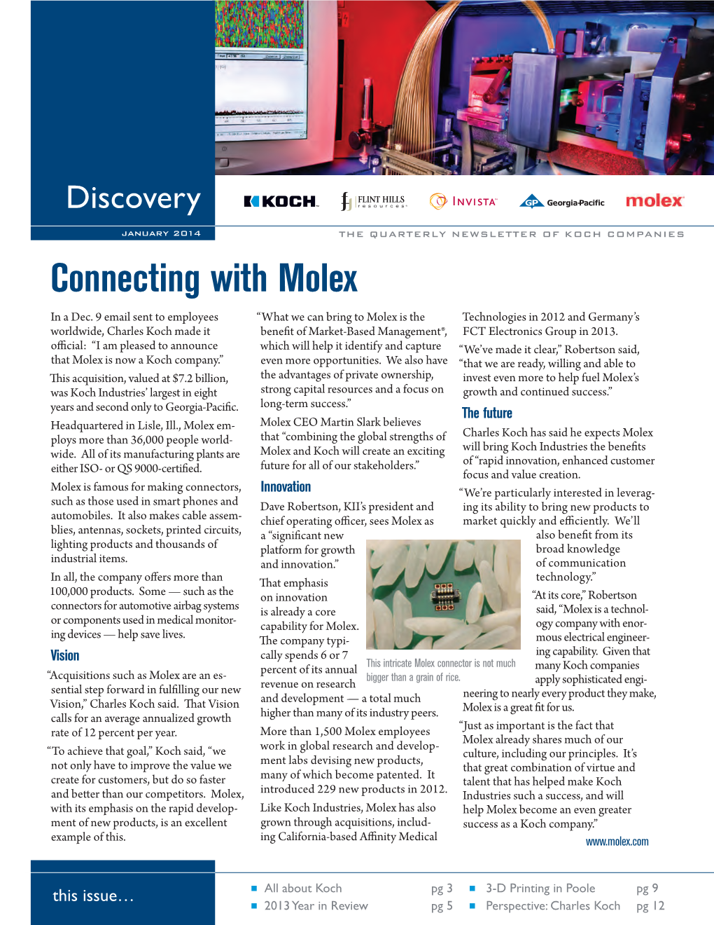 Connecting with Molex in a Dec