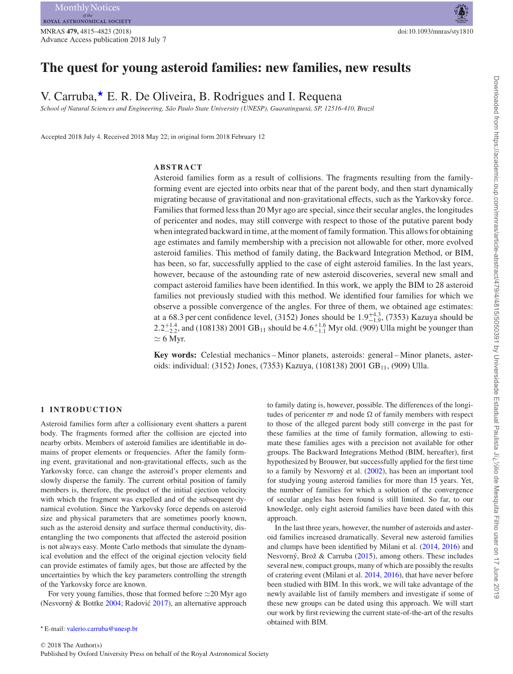 The Quest for Young Asteroid Families: New Families, New Results