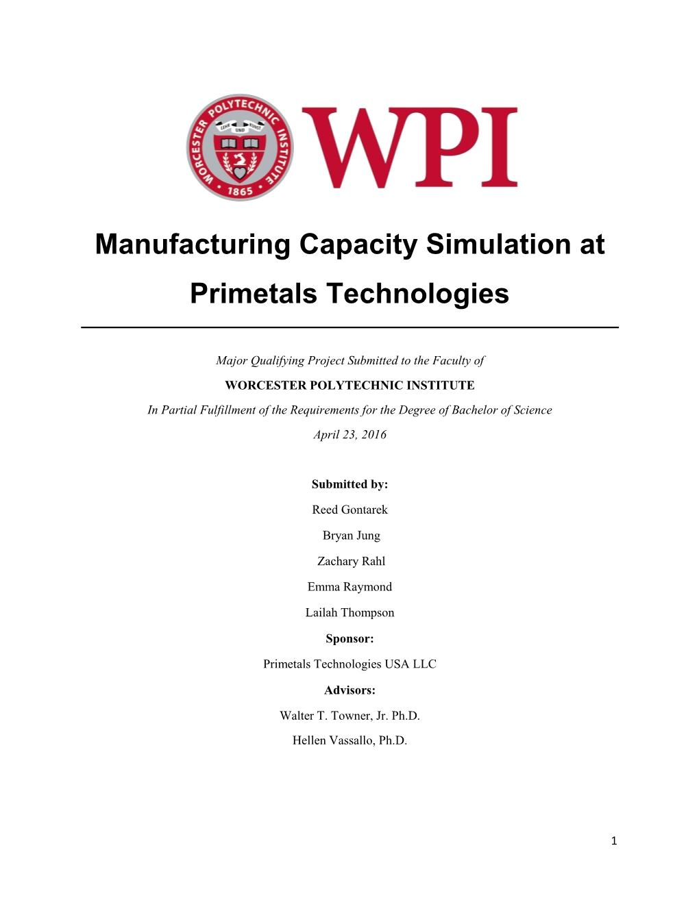 Manufacturing Capacity Simulation at Primetals Technologies