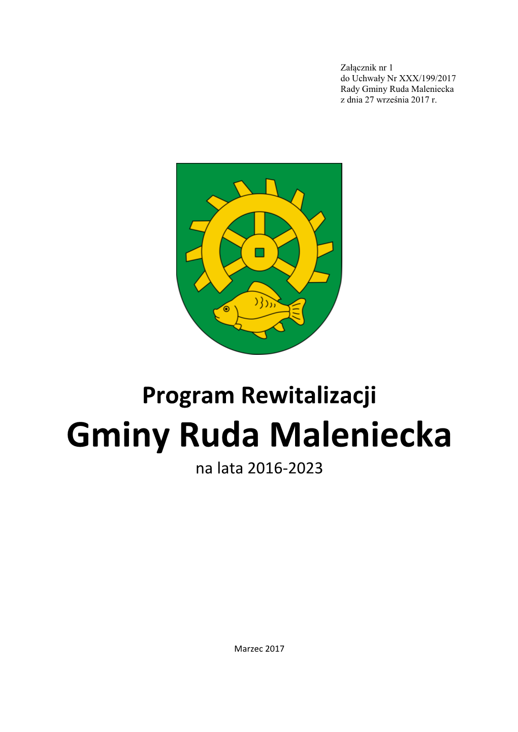 Gminy Ruda Maleniecka Z Dnia 27 Września 2017 R