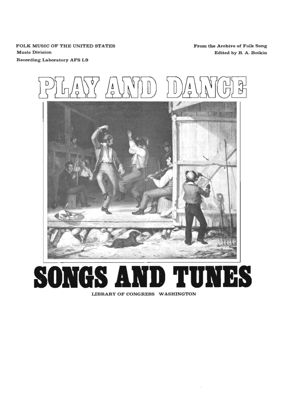 Play and Dance Songs and Tunes AFS L9