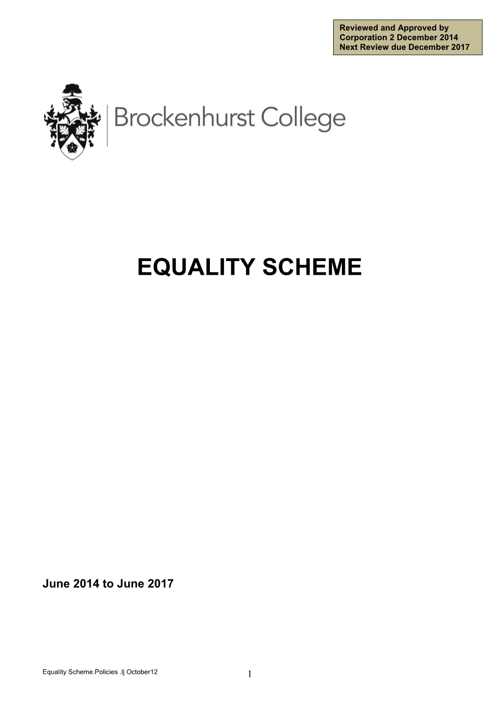 Equality & Diversity Strategy