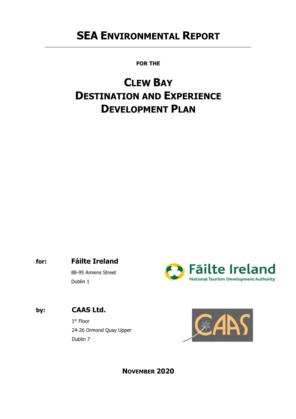 Clew Bay Destination and Experience Development Plan