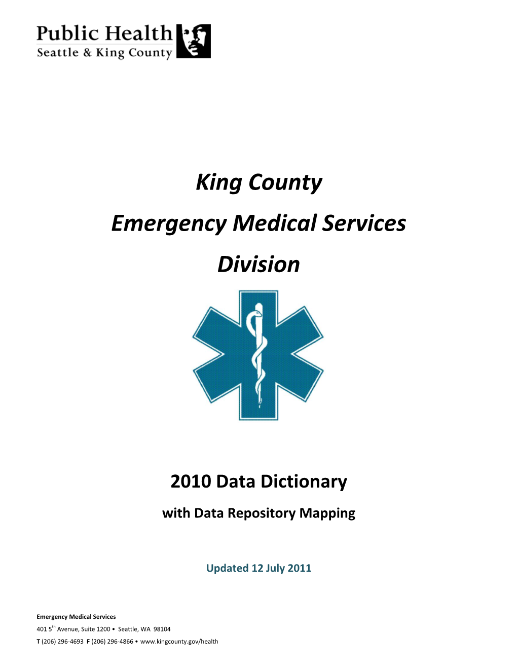 EMS 2010 Data Dictionary