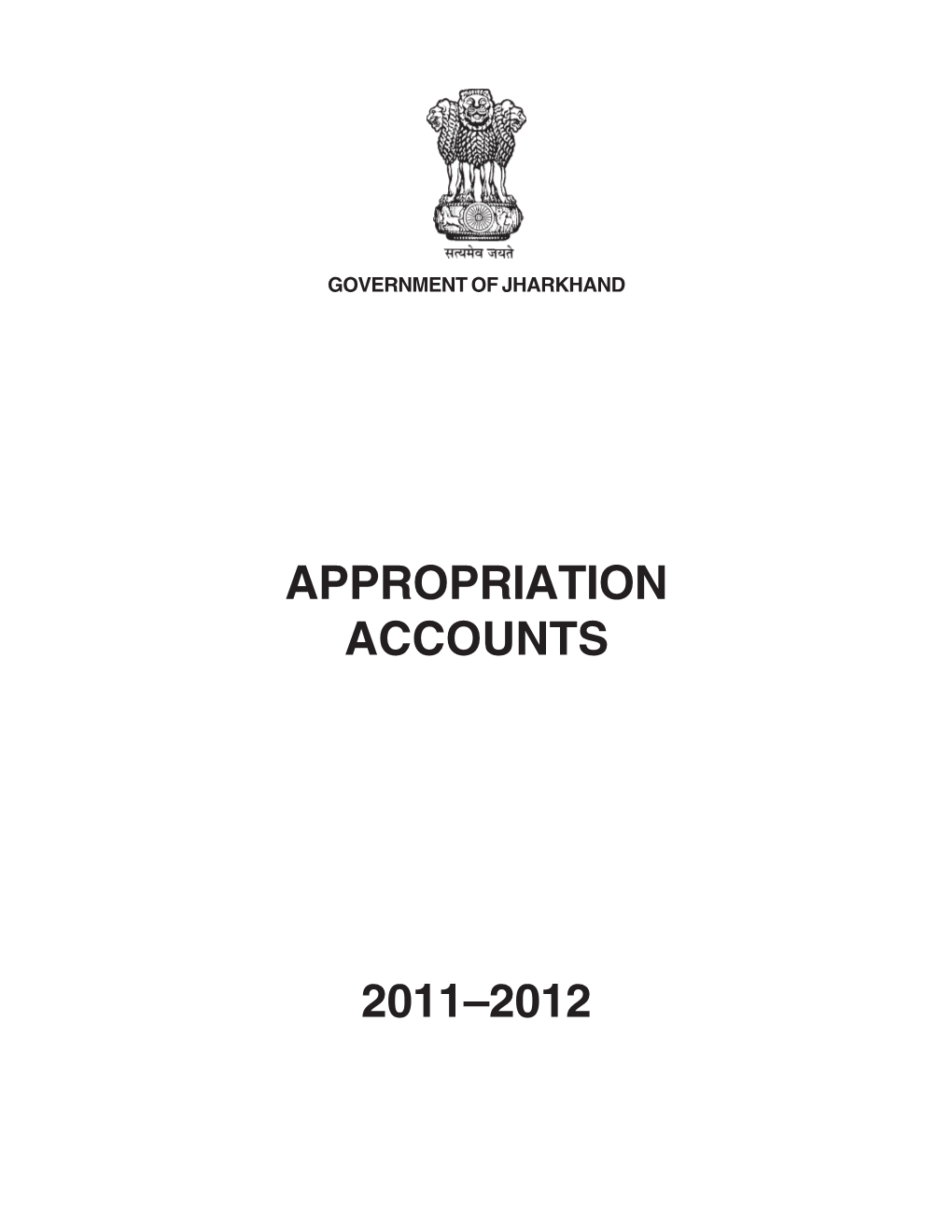 Appropriation Accounts 2011–2012