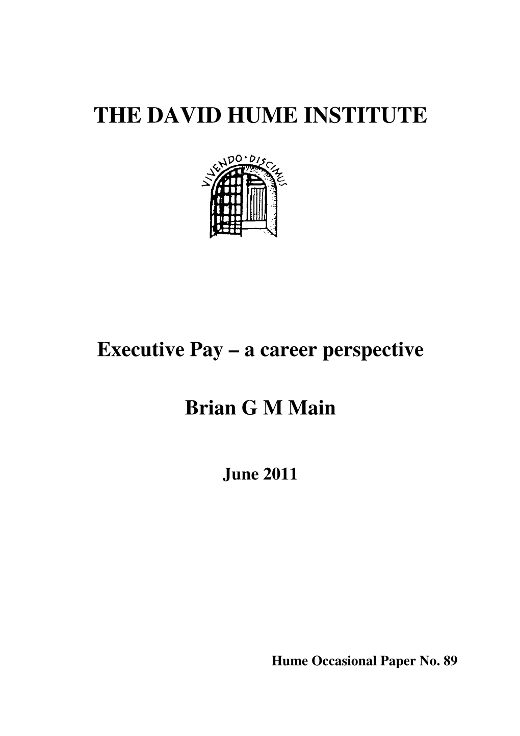 The David Hume Institute