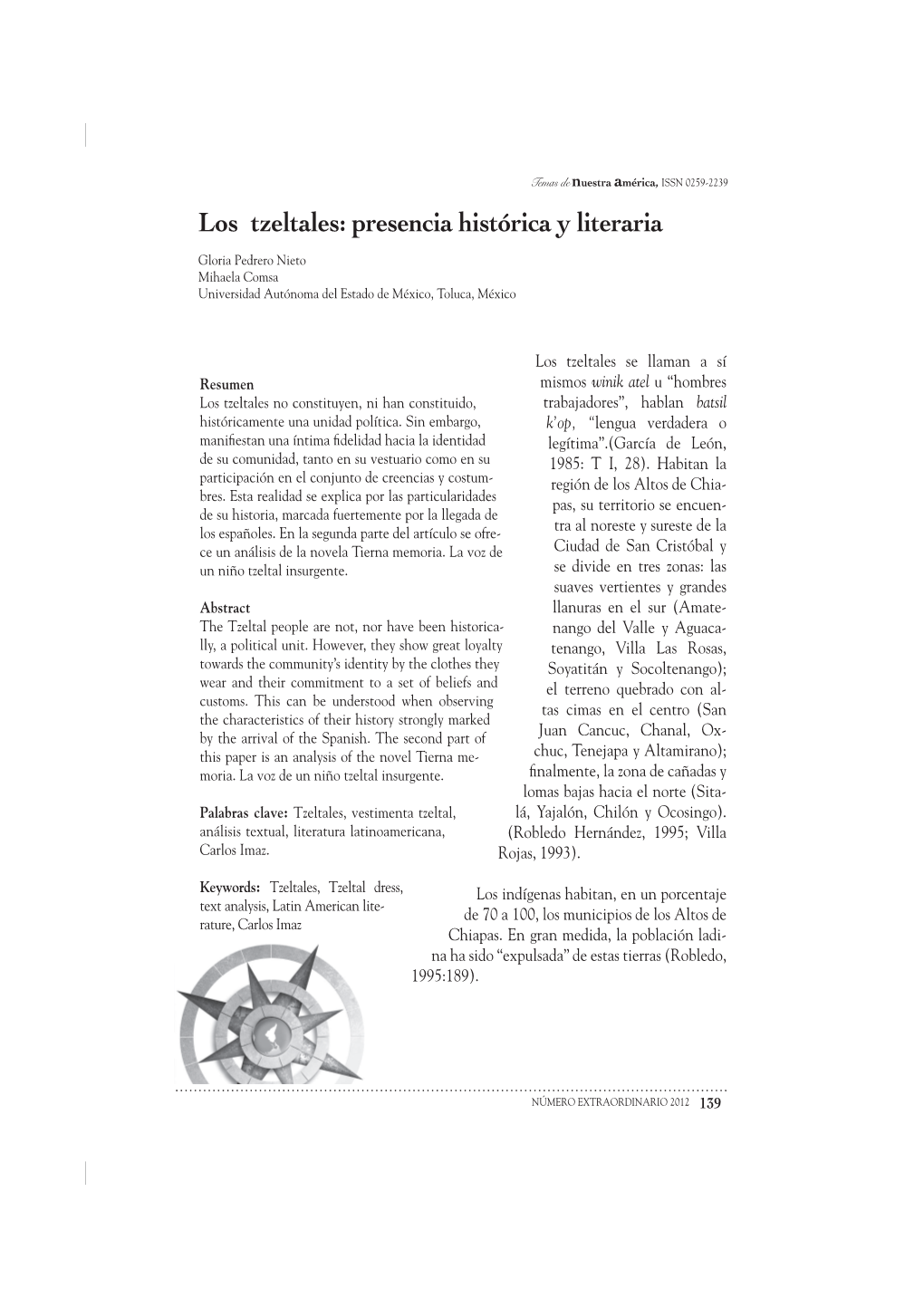 Los Tzeltales: Presencia Histórica Y Literaria