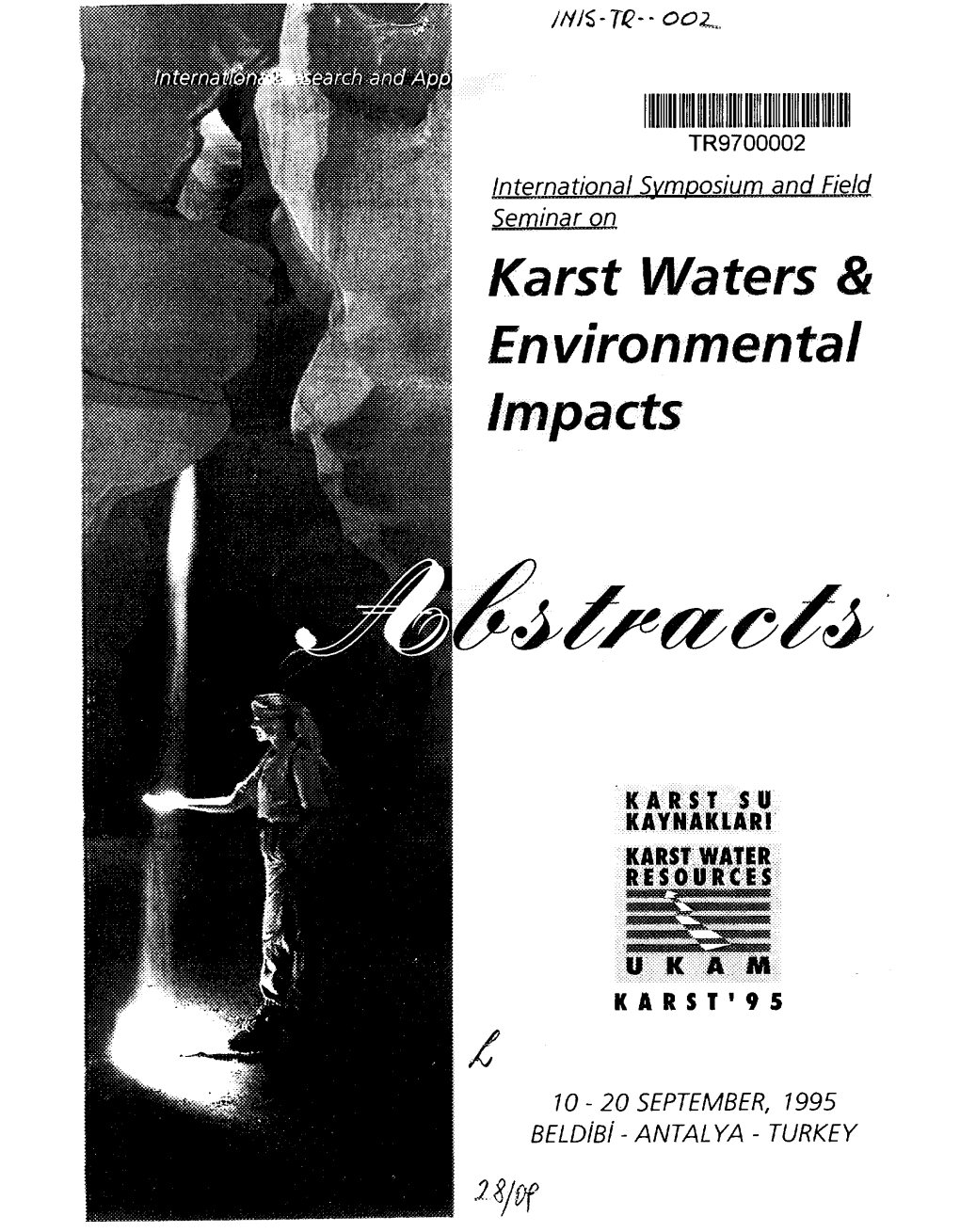 Karst Waters & Environmental Impacts