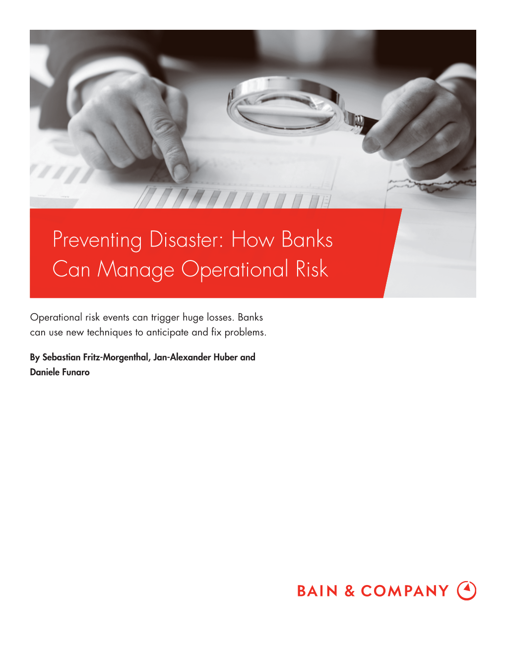How Banks Can Manage Operational Risk
