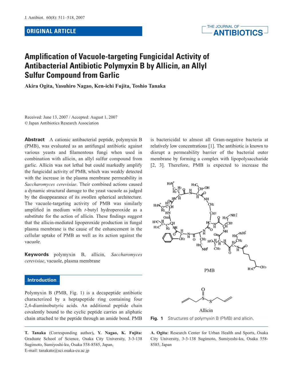 Amplification of Vacuole-Targeting Fungicidal Activity of Antibacterial