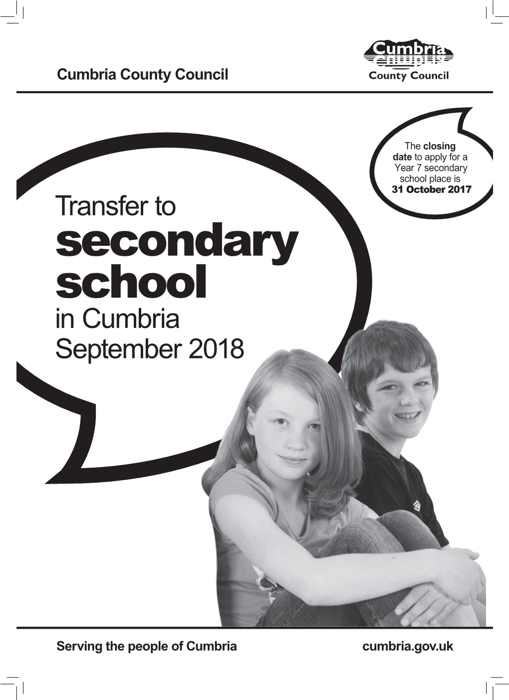 Secondary School in Cumbria September 2018