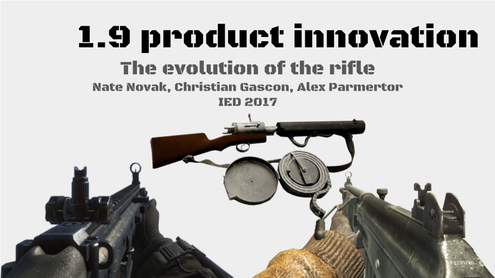 1.9 Product Innovation