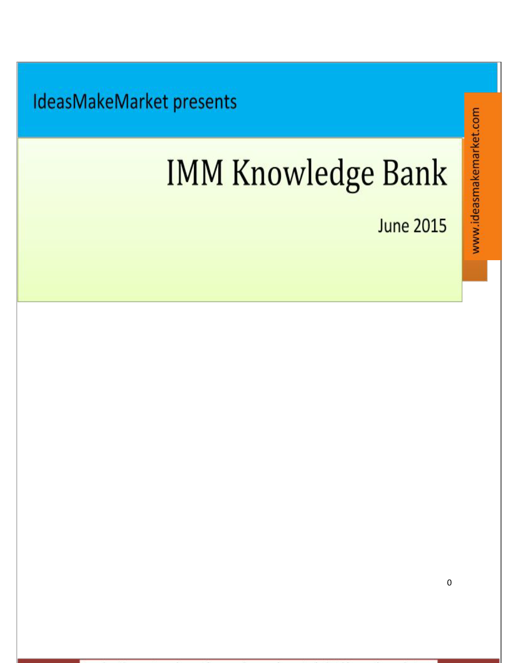 Immknowledgebankjune2015.Pdf