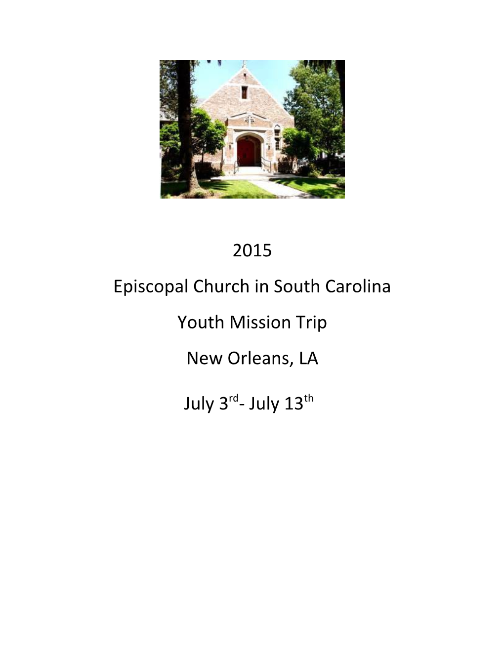 Episcopal Church in South Carolina