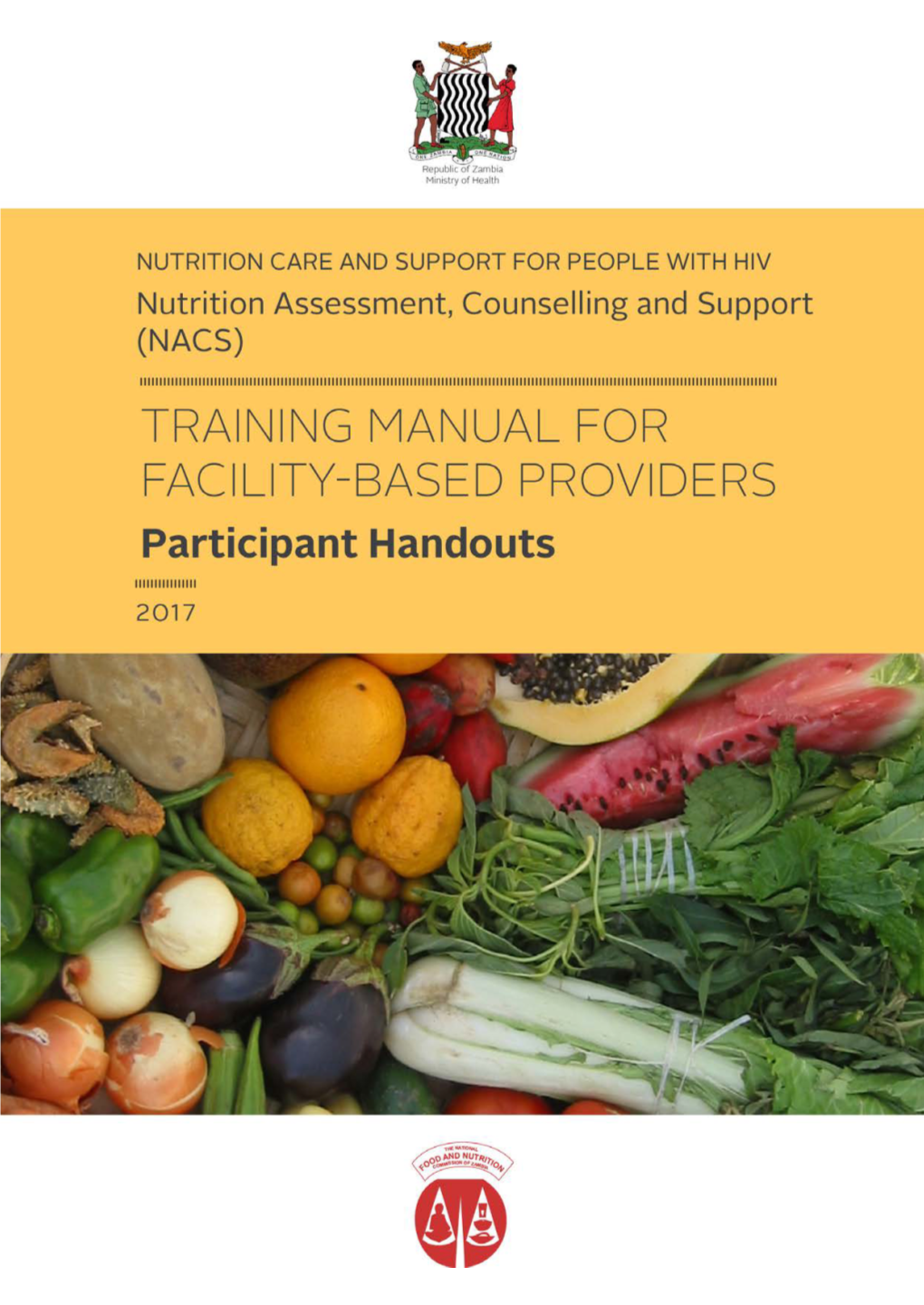 (NACS) Training Manual for Facility-Based Providers: Participant Handouts