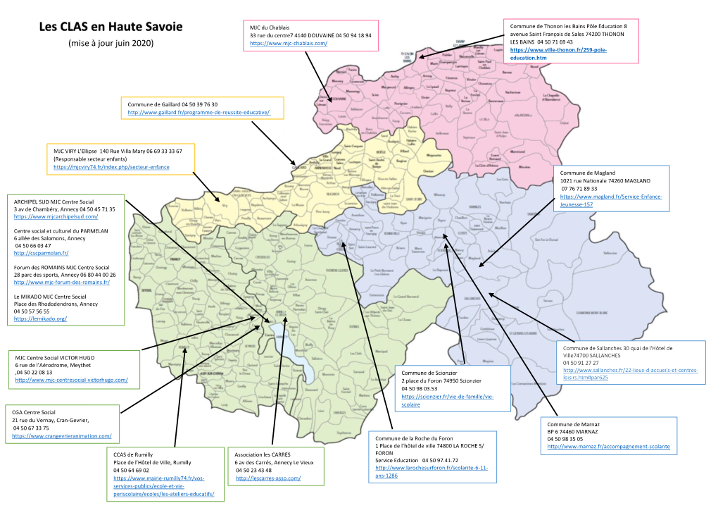 Les CLAS En Haute Savoie