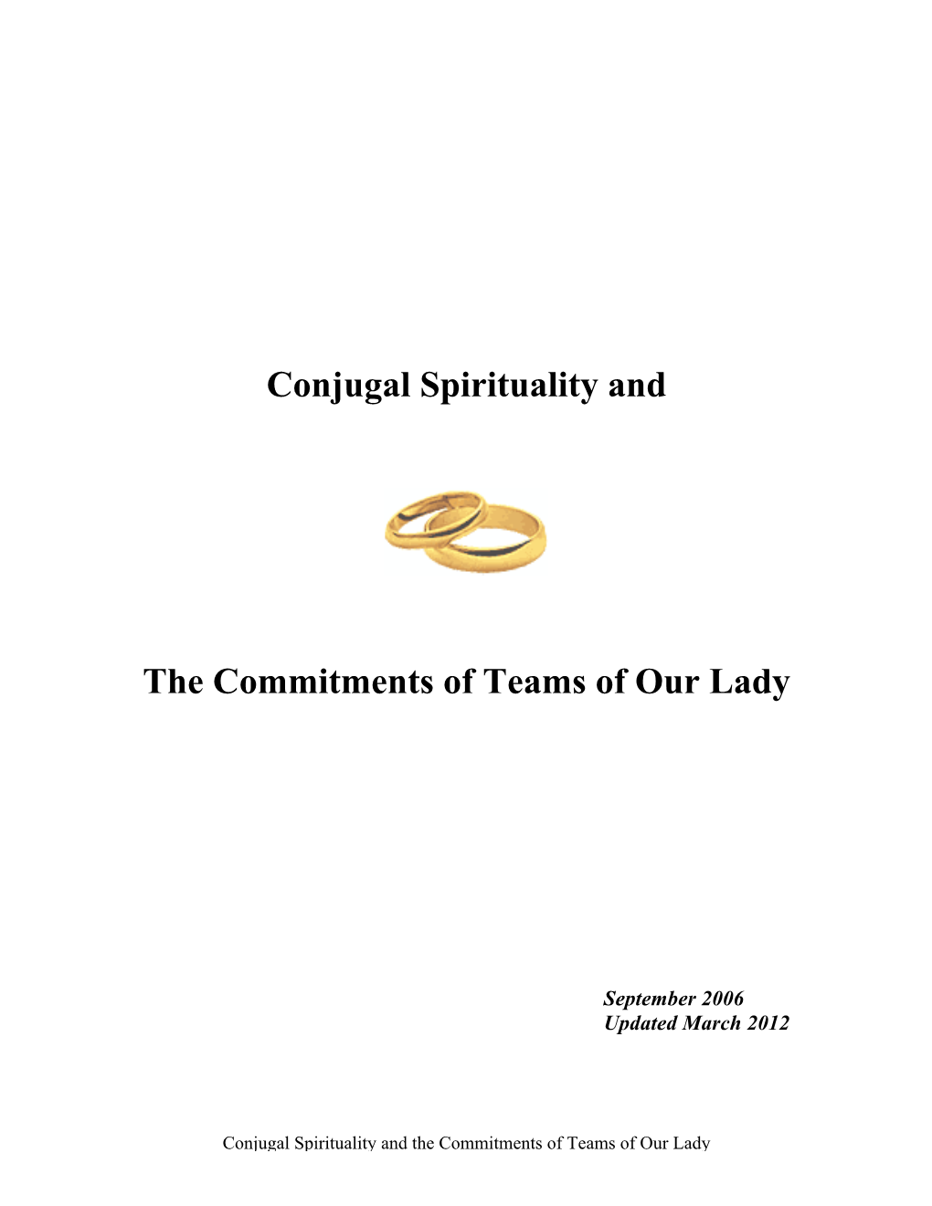 Conjugal Spirituality Final