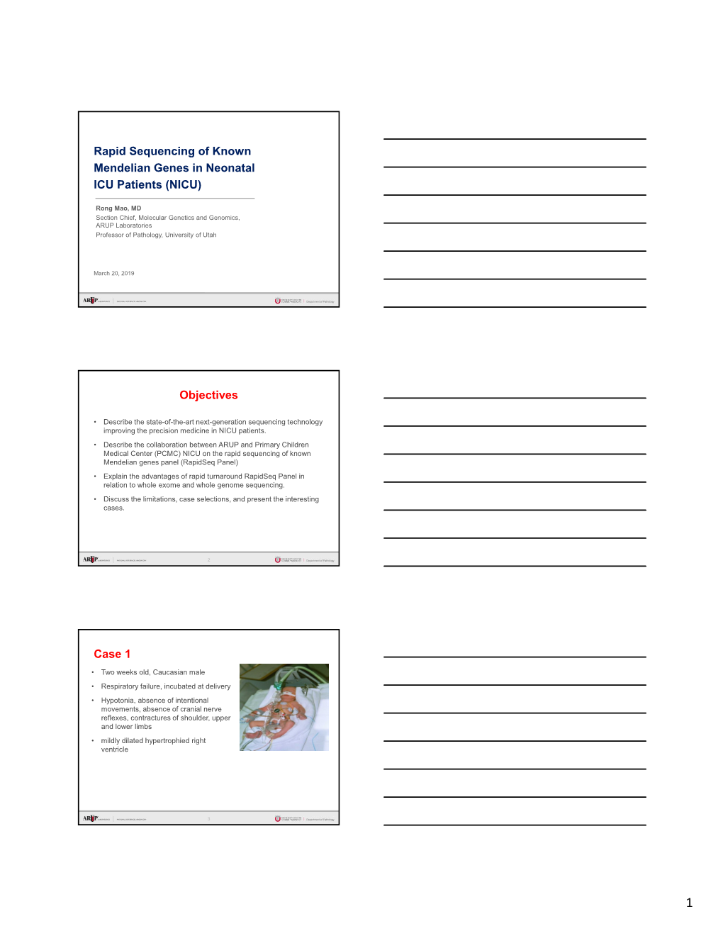 Rapid Sequencing of Known Mendelian Genes in Neonatal ICU Patients (NICU)