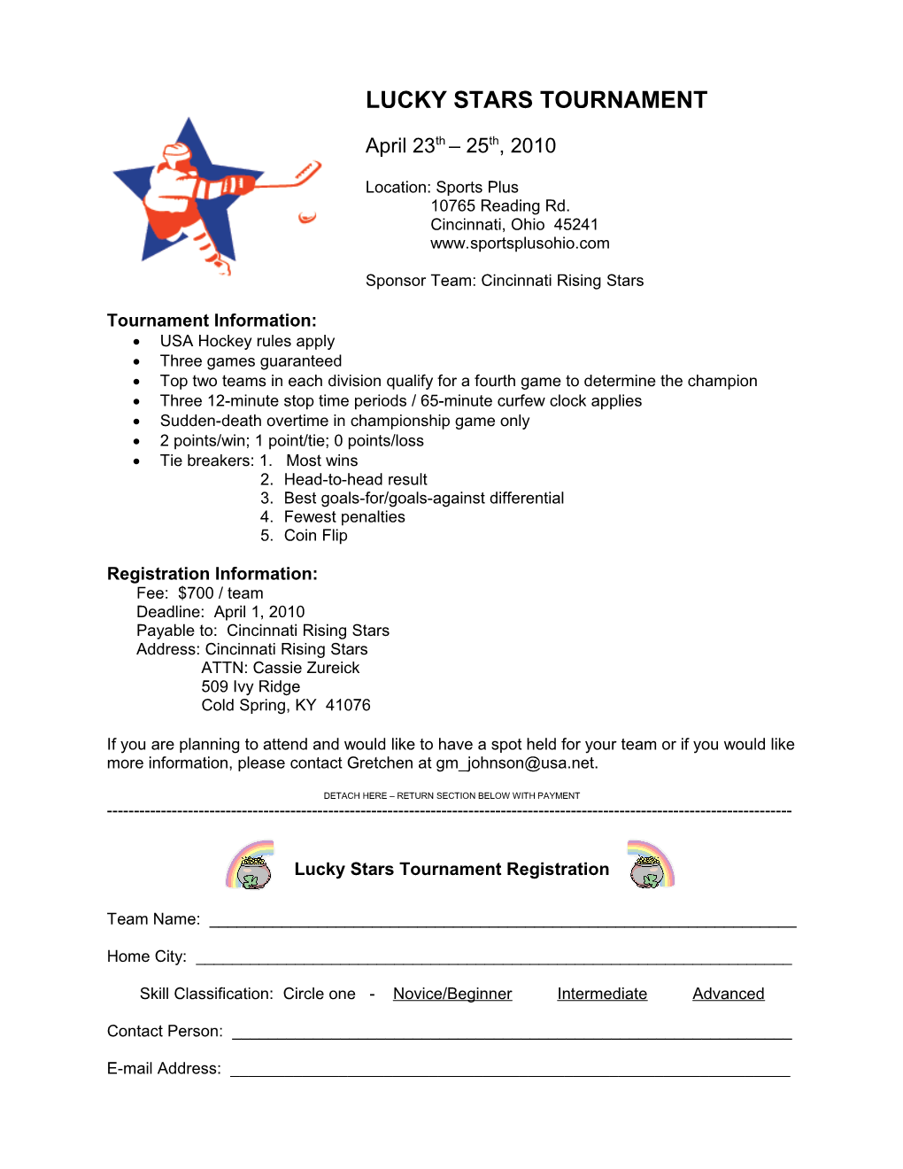 Lucky Stars Tournament