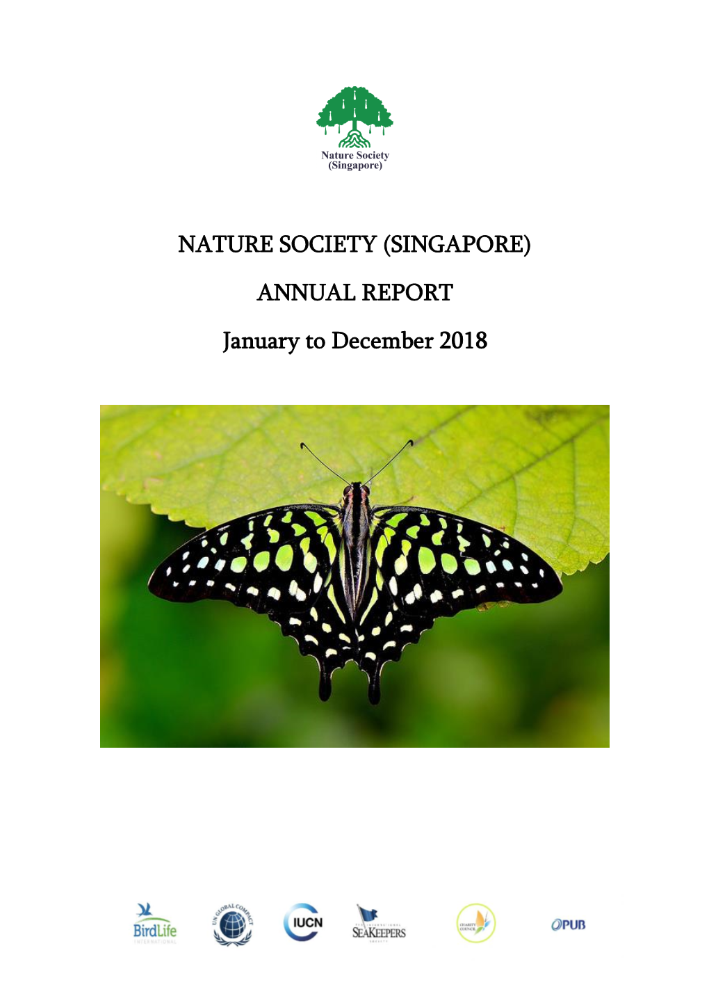 NATURE SOCIETY (SINGAPORE) ANNUAL REPORT January To