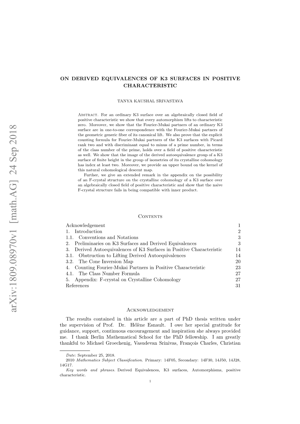 On Derived Equivalences of K3 Surfaces in Positive Characteristic