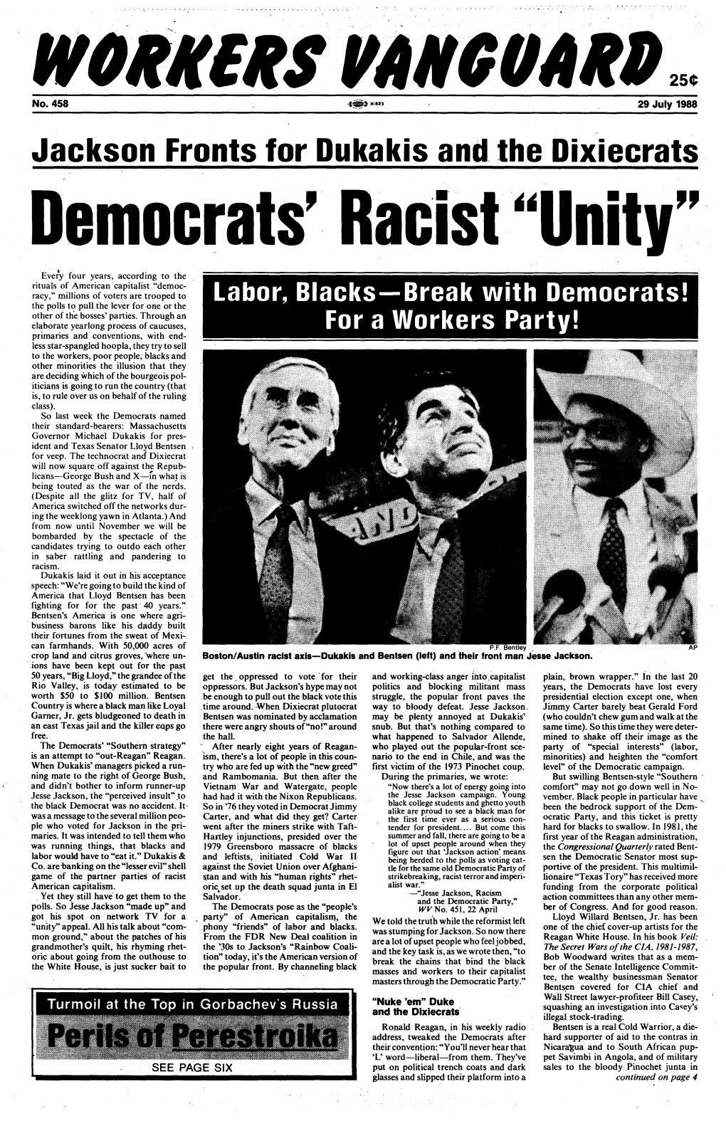 Democrats'· Racist~~Unity"