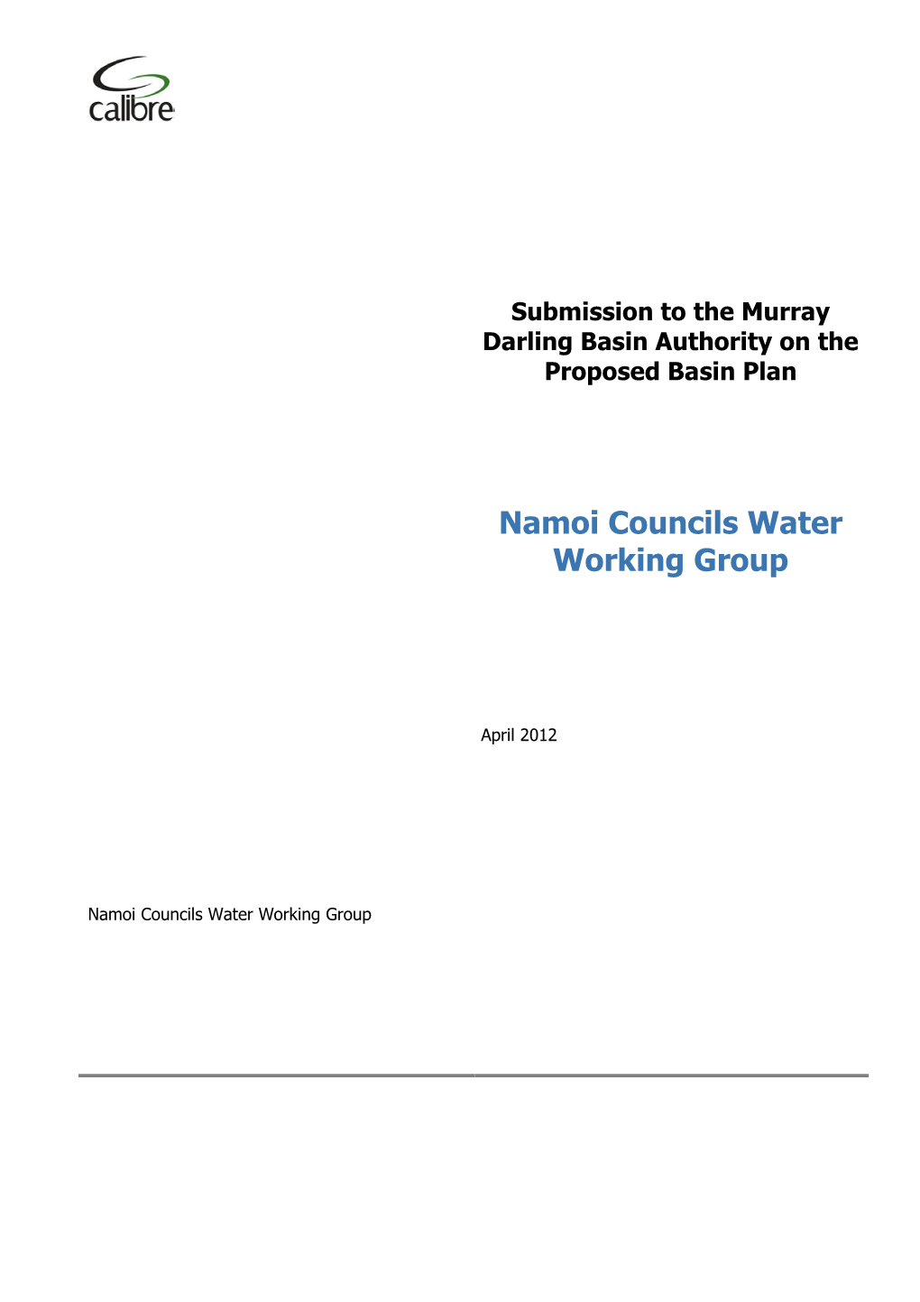 Namoi Councils Water Working Group