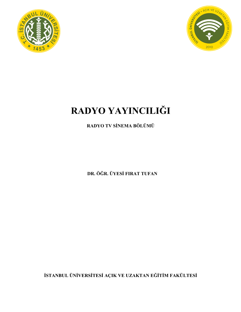 Radyo Yayinciliği