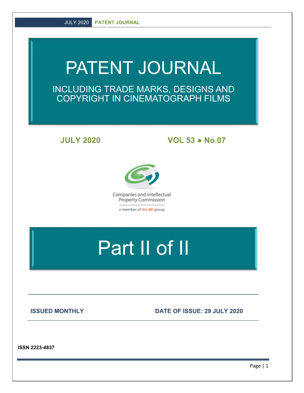 Patent Journal